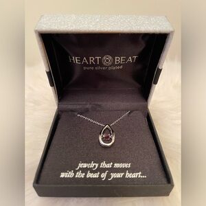 Amethyst & Silver Plated Necklace